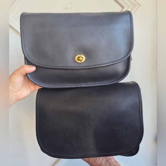 Vintage Coach NYC Navy City Bag 9790 💙🖤 HTF - Picture 16 of 16